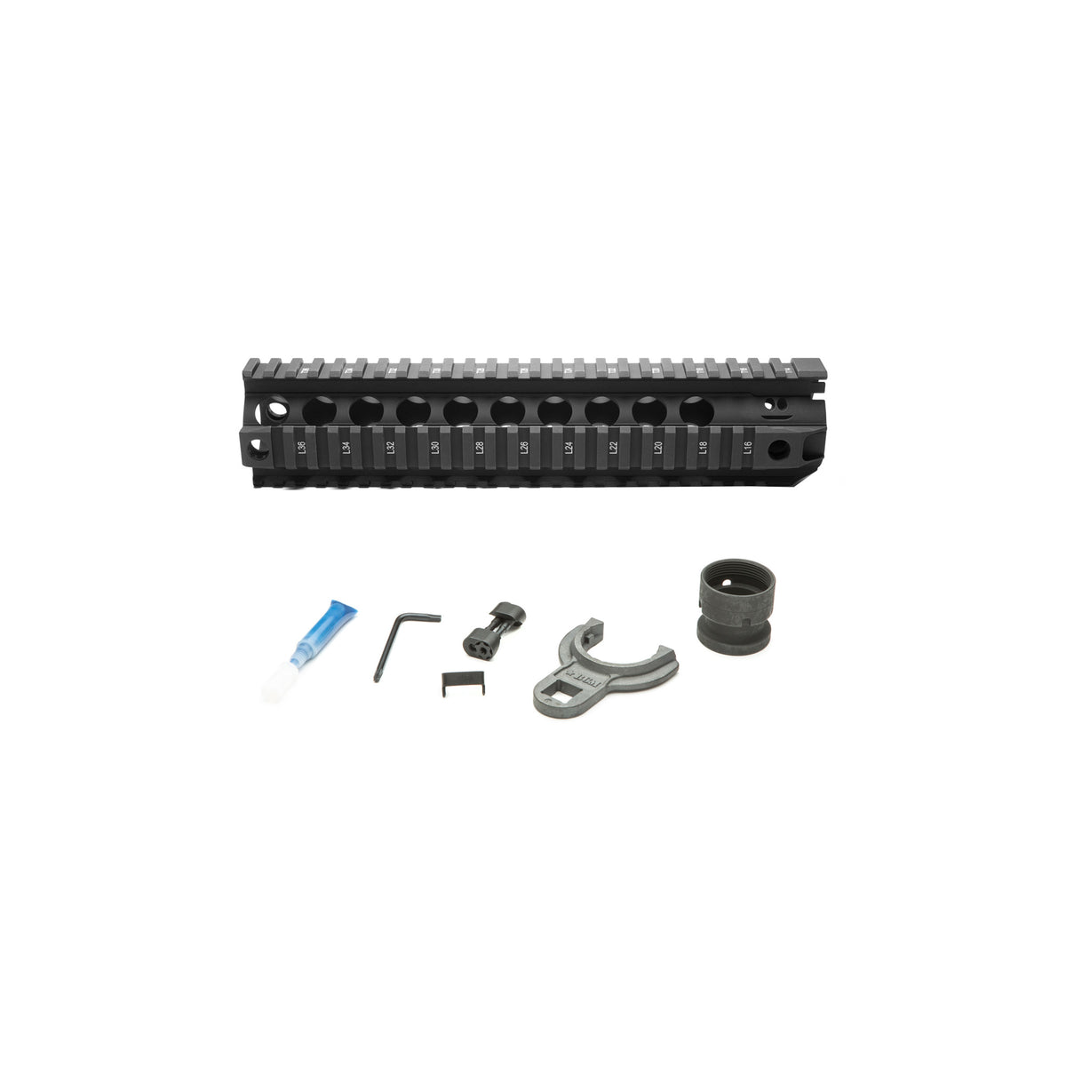 BCM GUNFTR QUAD RAIL 556 10 BLK