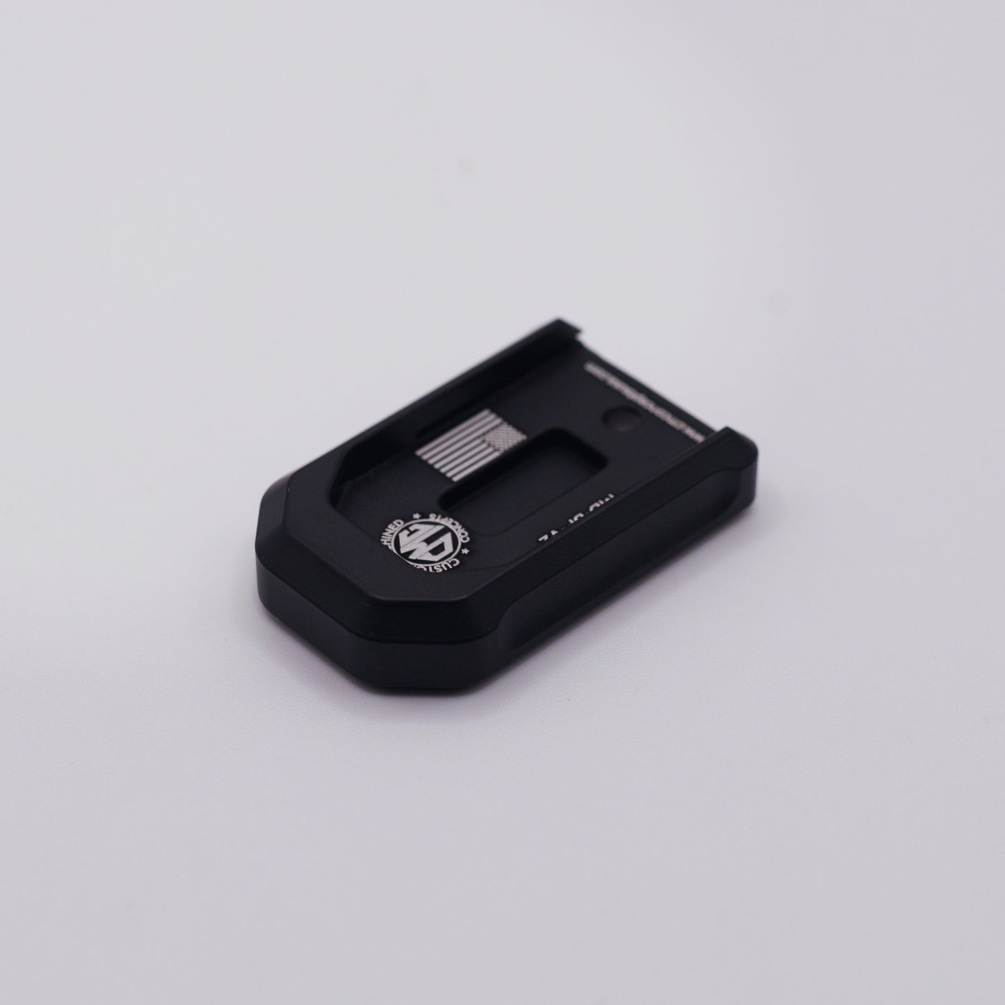 Premium Anodized Black Base Plate for PSA Micro Dagger 15-Round Magazines