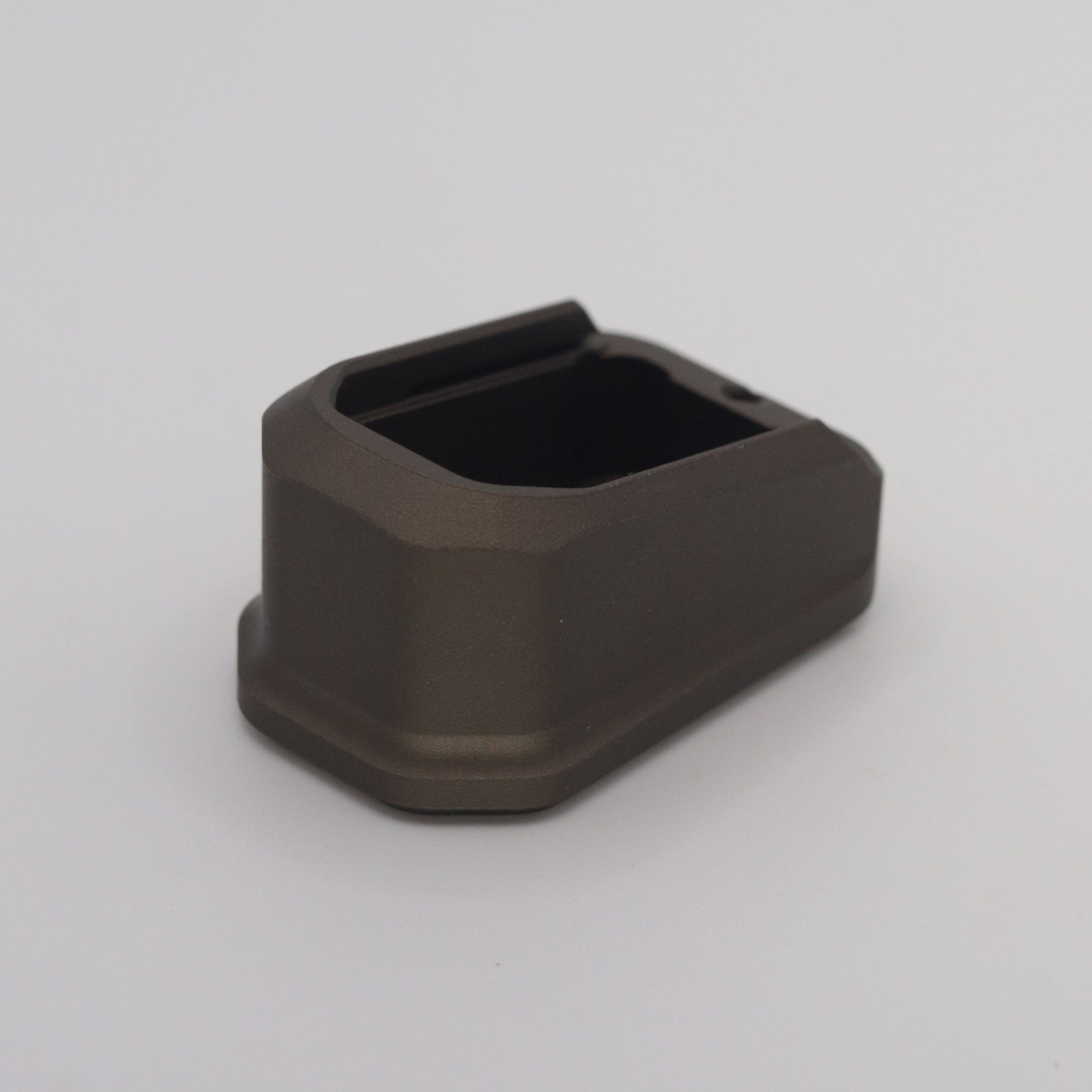Micro Dagger +2 Mag Extension – Burnt Bronze – Glock 43/48 Compatible - Custom Machined Concepts