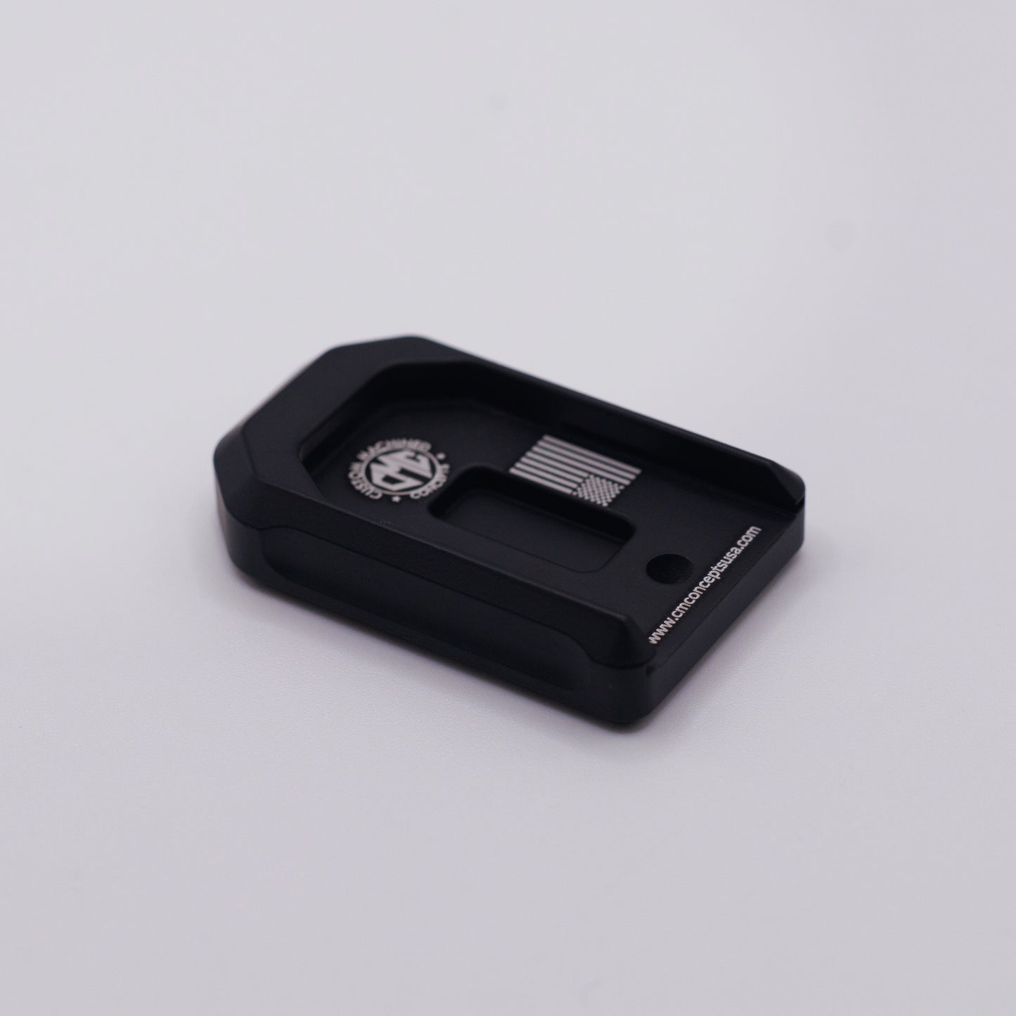 Premium Anodized Black Base Plate for PSA Micro Dagger 15-Round Magazines