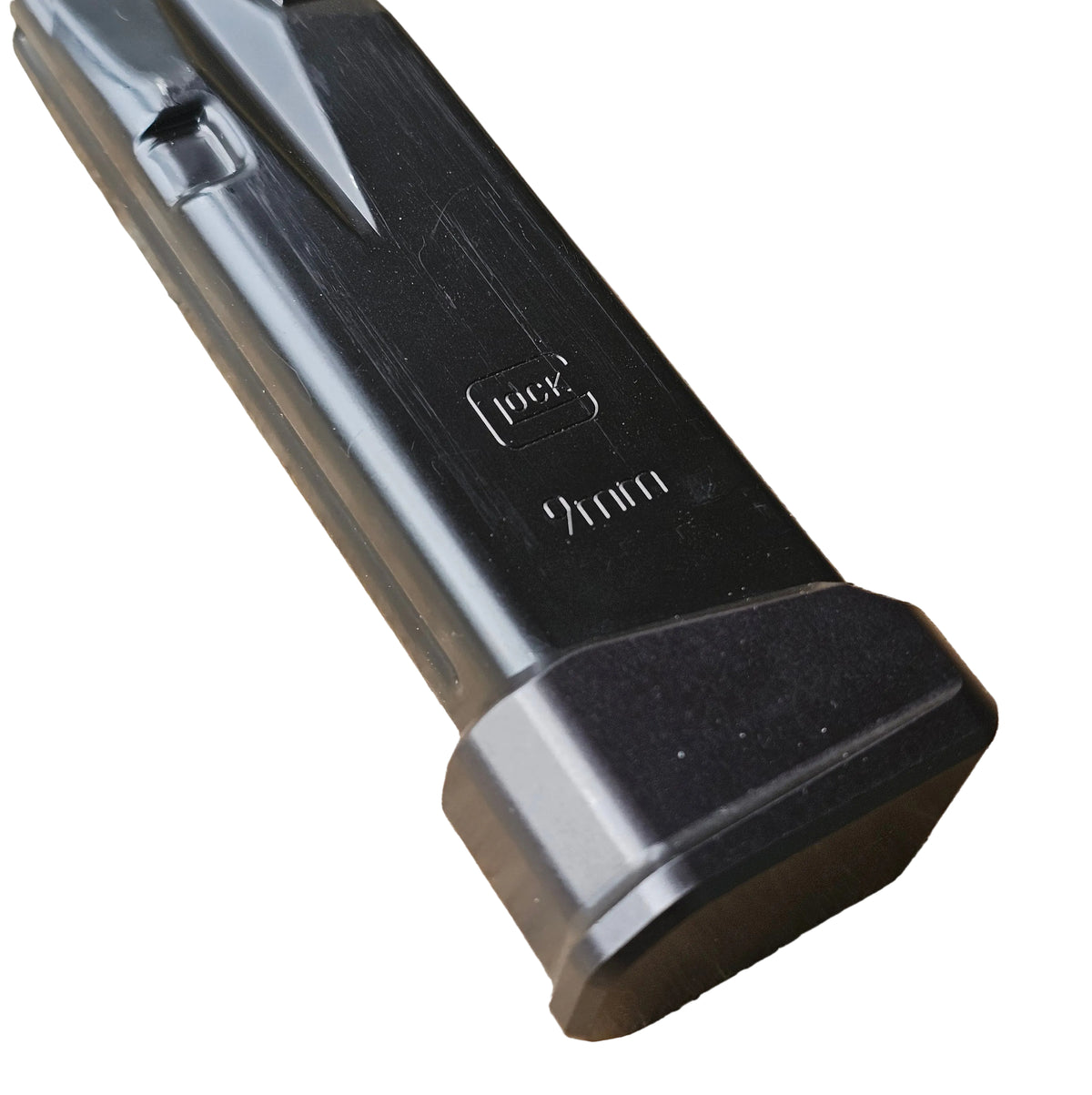CMC Glock 43X/48 +2 Magazine Extension – OEM 15-Round Magazine (Pre-Order) - Custom Machined Concepts